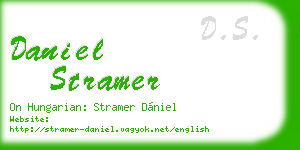 daniel stramer business card
